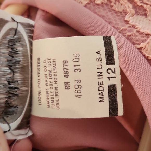 Misses Vintage Bobbi's Girl Formal Dress Size 12; photo 2 true color - Picture 6 of 7